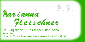 marianna fleischner business card